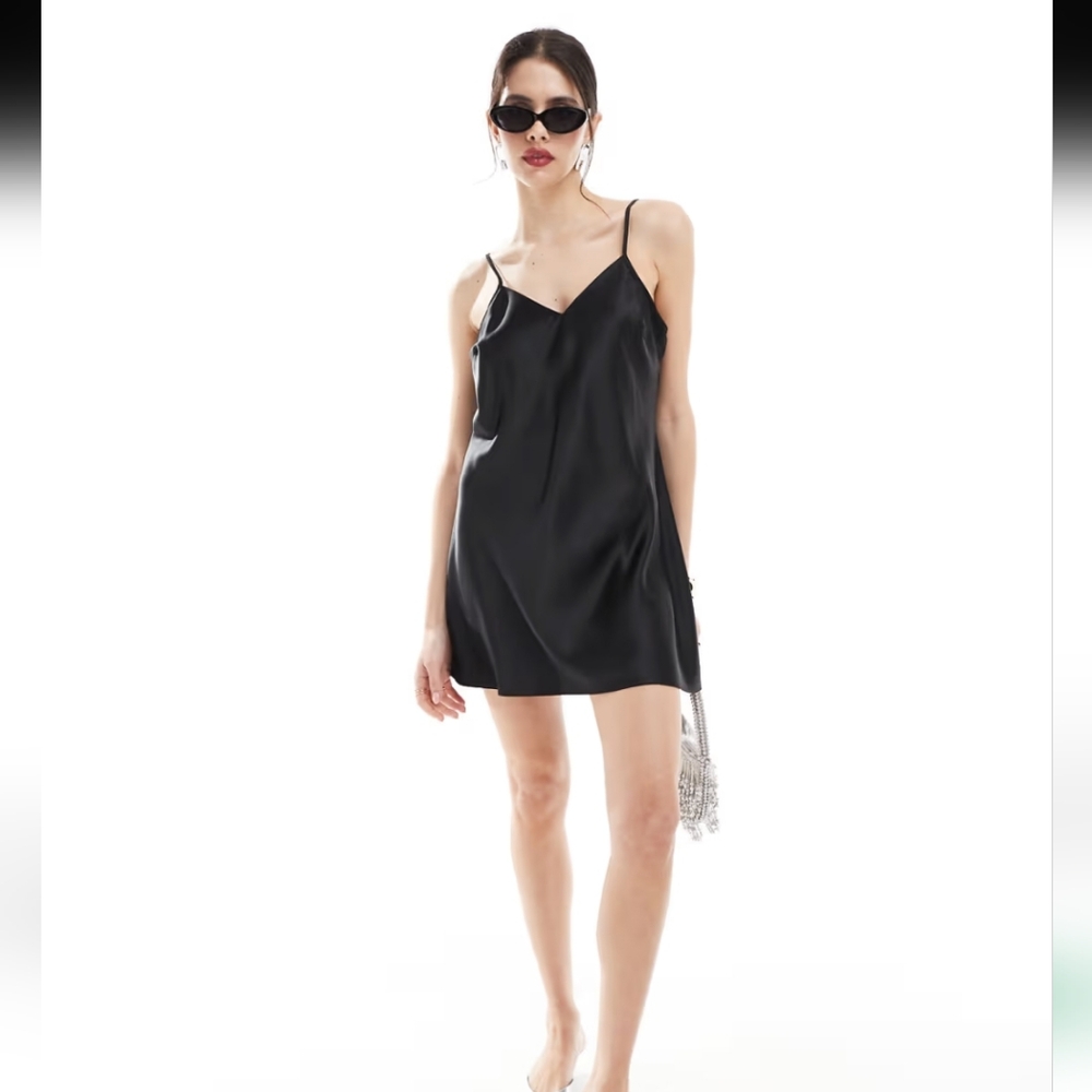 Elegant Black Chemise